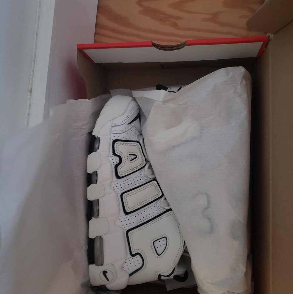 Summit White Nike Air More Uptempo